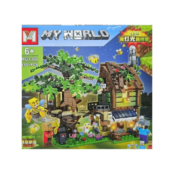 Конструктор Minecraft Місто фермерів 830 деталей Майнкрафт My World MG1300