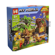 Конструктор Minecraft Місто фермерів 830 деталей Майнкрафт My World MG1300