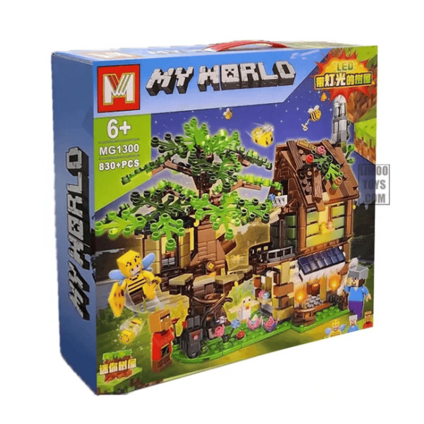 Конструктор Minecraft Місто фермерів 830 деталей Майнкрафт My World MG1300