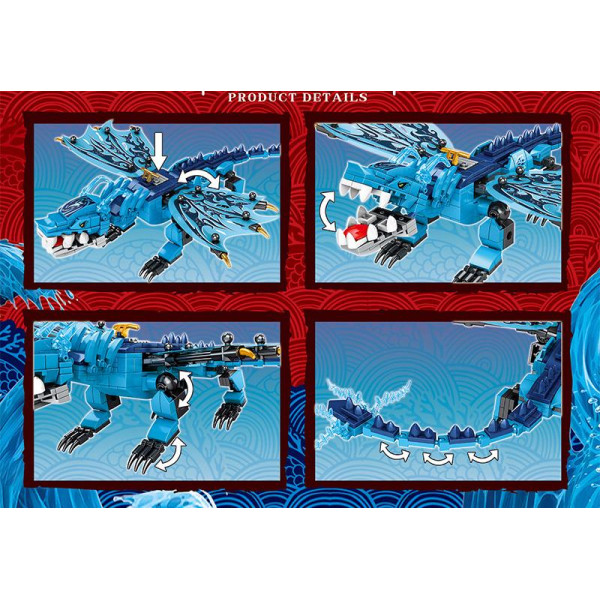 Конструктор NINJAGO Водяний дракон Джея – Майстер Кружитцу 397 деталей Нінзяго MG382
