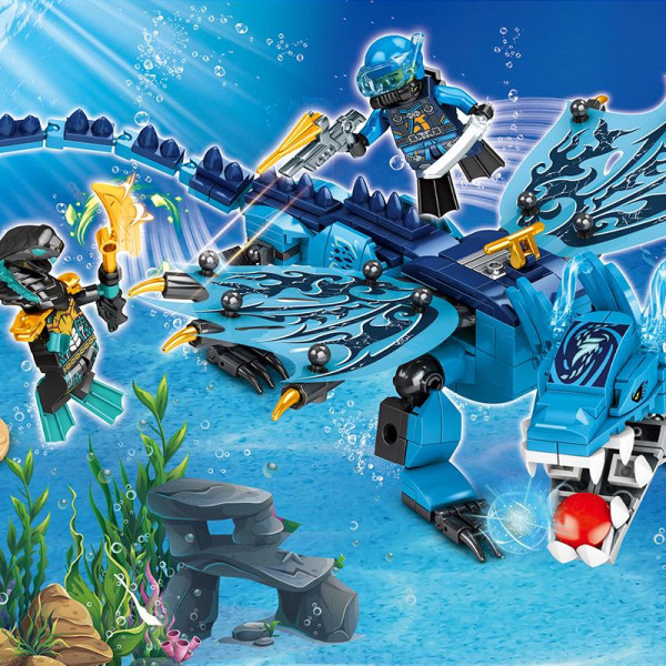 Конструктор NINJAGO Водяний дракон Джея – Майстер Кружитцу 397 деталей Нінзяго MG382