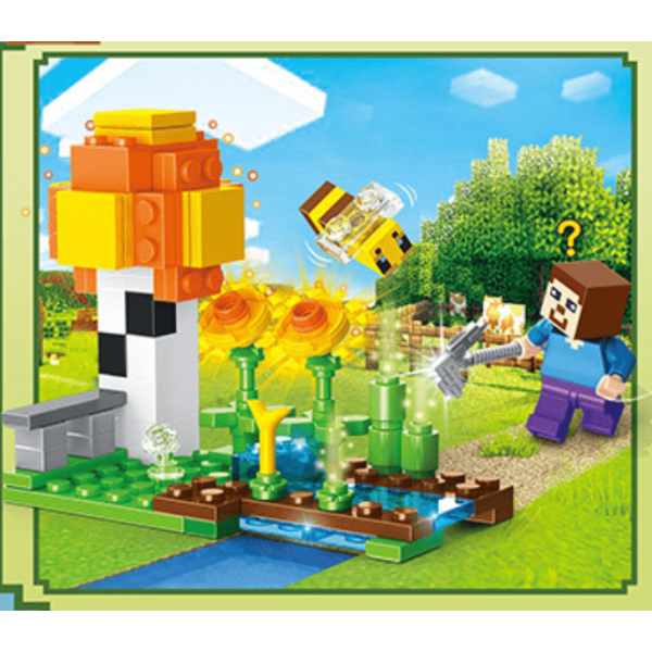 Конструктор Minecraft 4в1 Життя на фермі 439 деталі Майнкрафт My World MG2109