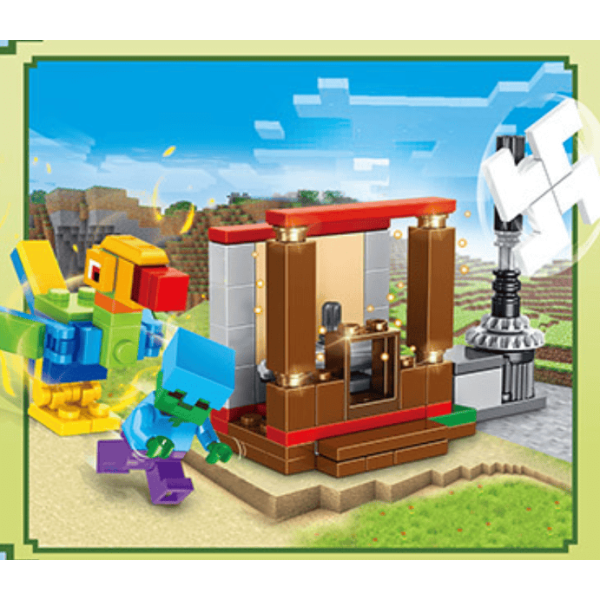 Конструктор Minecraft 4в1 Життя на фермі 439 деталі Майнкрафт My World MG2109