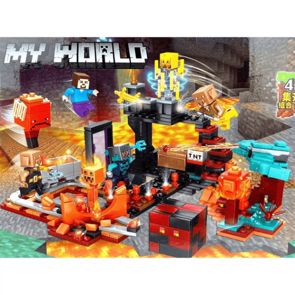 Конструктор Minecraft 4в1 Хеловін 508 деталей Майнкрафт My World MG825