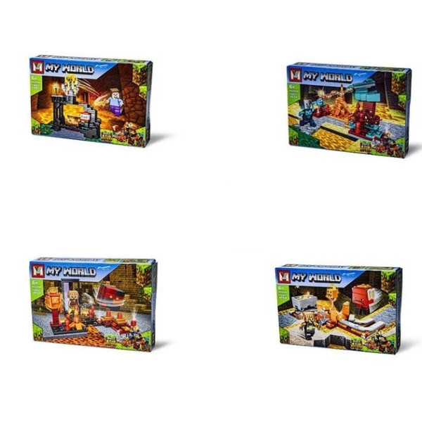 Конструктор Minecraft 4в1 Хеловін 508 деталей Майнкрафт My World MG825