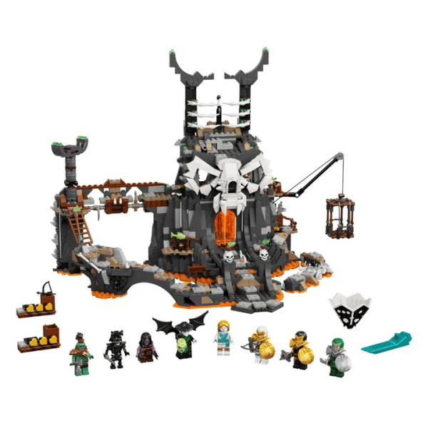 Конструктор NINJAGO Підземелля чаклуна-скелета 1171 деталь Нінзяго R1557