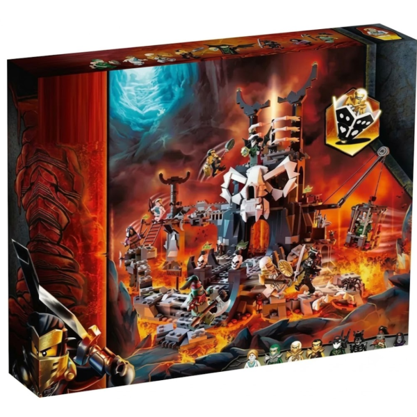 Конструктор NINJAGO Підземелля чаклуна-скелета 1171 деталь Нінзяго R1557