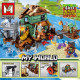 Набір конструкторів Minecraft Острів виживання 4 в 1 530 деталей Майнкрафт My World MG1311