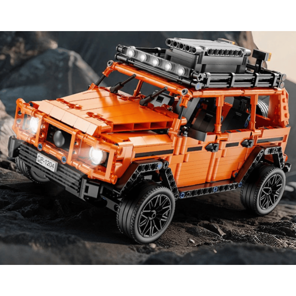 Конструктор 1150 деталей позашляховик Mercedes G500 Technic 1:14 помаранчевий
