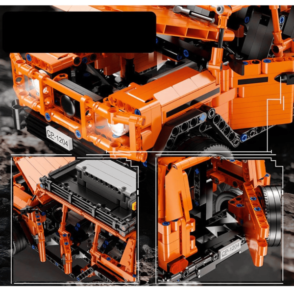 Конструктор 1150 деталей позашляховик Mercedes G500 Technic 1:14 помаранчевий