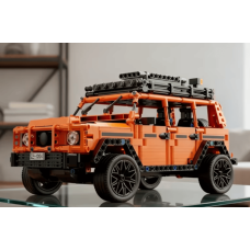 Конструктор 1150 деталей позашляховик Mercedes G500 Technic 1:14 помаранчевий