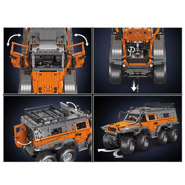 Конструктор Mould King Avtoros Shaman 13088 на радіокеруванні Technic 2578 деталей помаранчевий