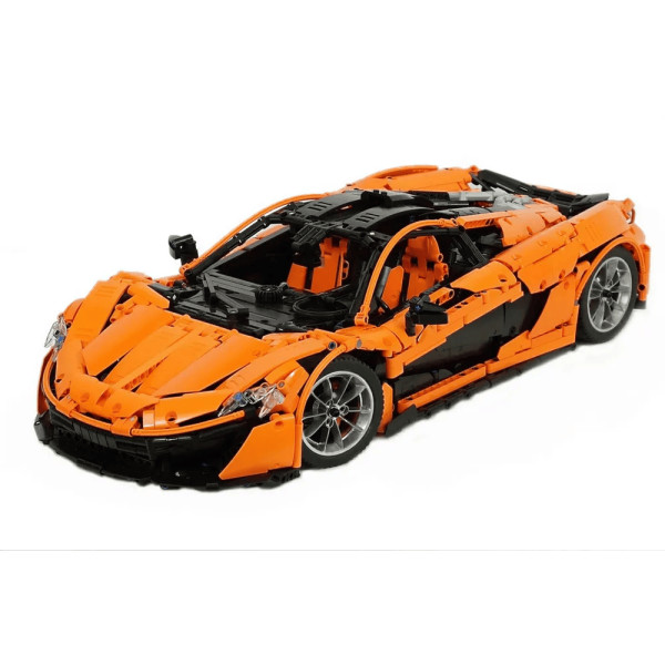Конструктор Mould King McLaren P1 1:8 13090 на радіокеруванні з підсвіткою 3228 деталей Technic жовтий