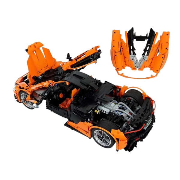 Конструктор Mould King McLaren P1 1:8 13090 на радіокеруванні з підсвіткою 3228 деталей Technic жовтий