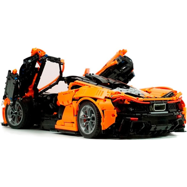Конструктор Mould King McLaren P1 1:8 13090 на радіокеруванні з підсвіткою 3228 деталей Technic жовтий