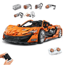 Конструктор Mould King McLaren P1 1:8 13090 на радіокеруванні з підсвіткою 3228 деталей Technic жовтий