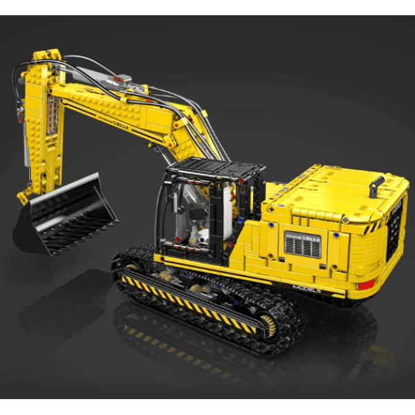 Конструктор Mould King Екскаватор на радіокеруванні 2169 деталей Technic 13112S жовтий