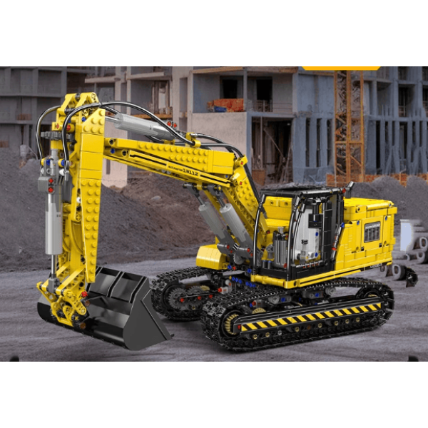 Конструктор Mould King Екскаватор на радіокеруванні 2169 деталей Technic 13112S жовтий