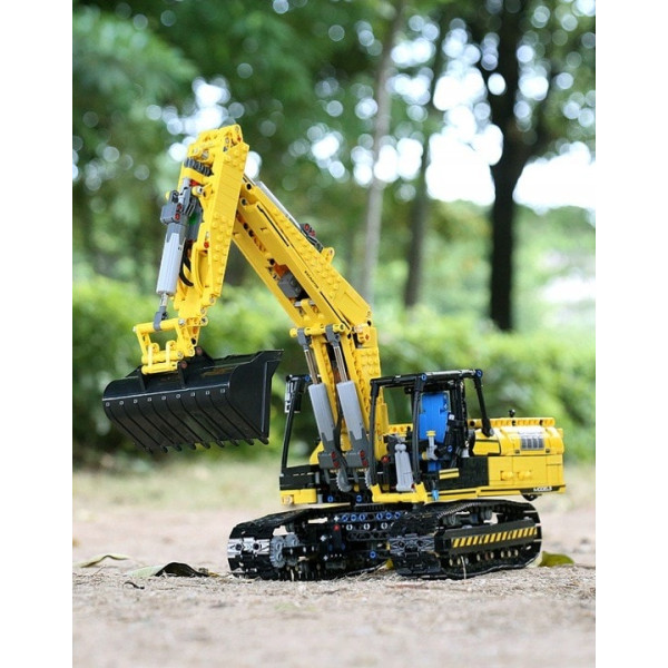 Конструктор Mould King Екскаватор на радіокеруванні 2169 деталей Technic 13112S жовтий