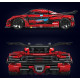 Конструктор Mould King Koenigsegg One 1:10 на радіокеруванні 3063 деталей Technic 13121 червоний
