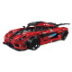 Конструктор Mould King Koenigsegg One 1:10 на радіокеруванні 3063 деталей Technic 13121 червоний
