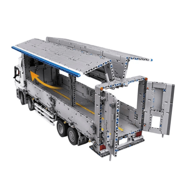 Конструктор Mould King Фура з причепом на радіокеруванні 4166 деталей Technic 13139 вантажівка біла