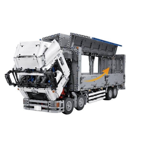 Конструктор Mould King Фура з причепом на радіокеруванні 4166 деталей Technic 13139 вантажівка біла