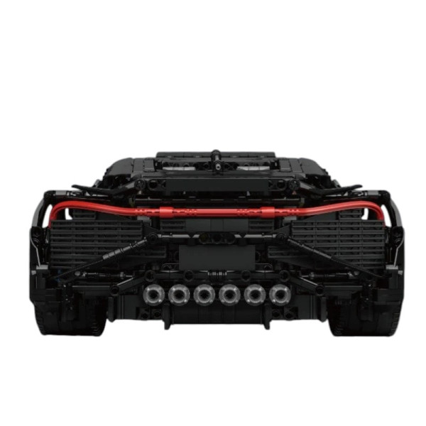 Конструктор Mould King Bugatti La Voiture Noire 1:8 на радіокеруванні 4688 деталей Technic 13163S чорний