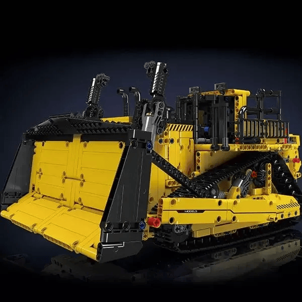 Конструктор Mould King D11 Бульдозер на радіокеруванні 1508 деталей Technic 15084 жовтий
