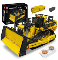 Конструктор Mould King D11 Бульдозер на радіокеруванні 1508 деталей Technic 15084 жовтий