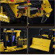 Конструктор Mould King D11 Бульдозер на радіокеруванні 1508 деталей Technic 15084 жовтий