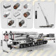 Конструктор Mould King Вантажний кран Liebherr LTM 11200 на радіокеруванні 8506 деталей Technic 17007 білий