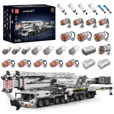 Конструктор Mould King Вантажний кран Liebherr LTM 11200 на радіокеруванні 8506 деталей Technic 17007 білий
