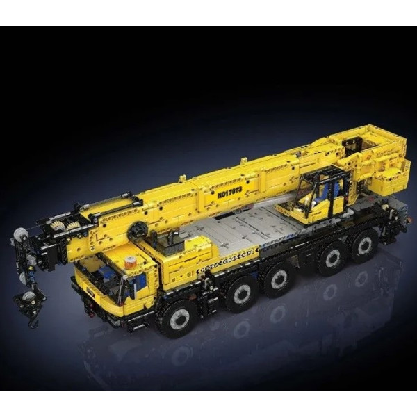 Конструктор Mould King Вантажний кран LTM 1110 на радіокеруванні 3218 деталей Technic 17073 жовтий