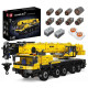 Конструктор Mould King Вантажний кран LTM 1110 на радіокеруванні 3218 деталей Technic 17073 жовтий