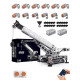 Конструктор Mould King Гусеничний кран Liebherr LTR 11200 на радіокеруванні 4000 деталей Technic 17002  білий