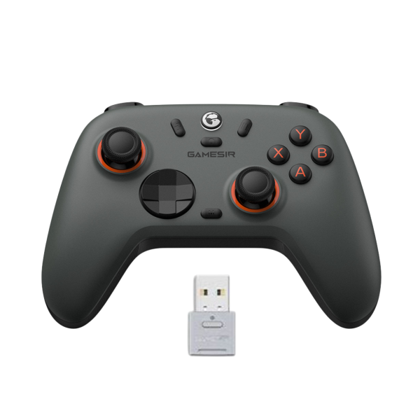 Бездротовий геймпад GameSir T4 Nova Lite 2 сірий з USB передавачем 2.4GHz 