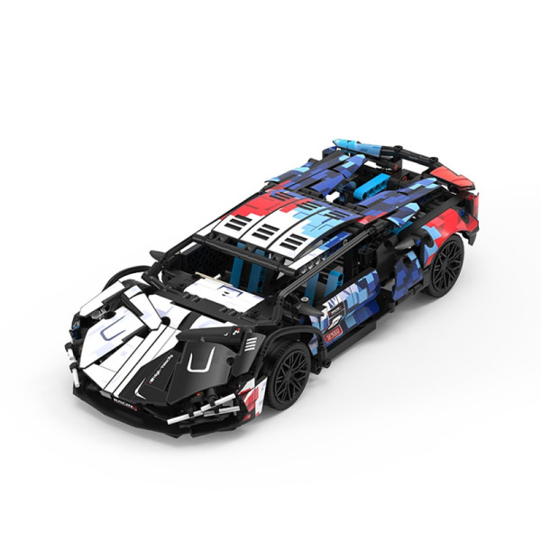 Конструктор спорткара на радіокеруванні з підсвіткою Technic 1:14 1200 деталей 