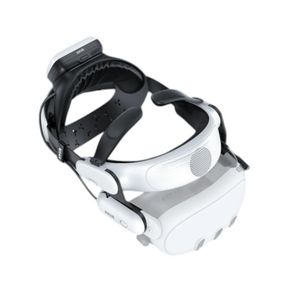 Кріплення AMVR BS1 Head Strap з кондиціонером та акумулятором 8000 mAh для Meta Quest 3 біле