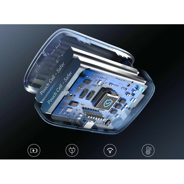 Акумулятор AMVR BP1 8000 mAh для кріплення AMVR BS1 для Meta Quest 3 та Quest 3S білий