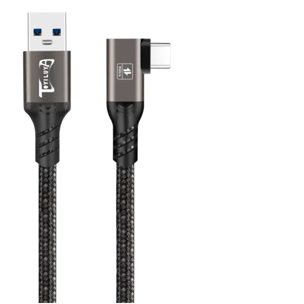 Кабель 3м TOYILUYA AC3 Type-A to Type-C 20W 5Gbps VR Link кабель для Meta Quest 3 / 3S / 2