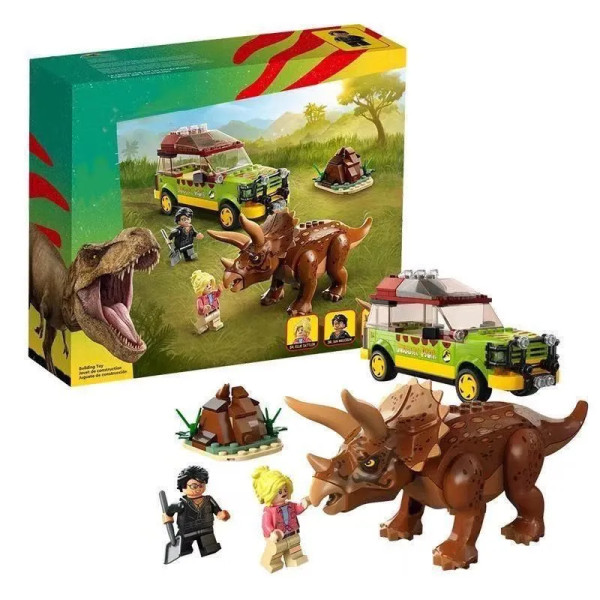 Конструктор Jurassic World 7012 Дослідження трицератопсів 281 деталь Парк Юрського періоду