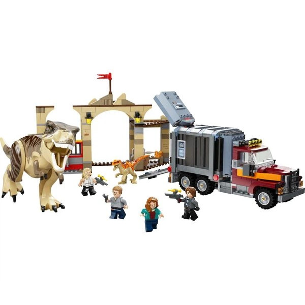 Конструктор Jurassic World 7008 Втеча атроцираптора та тиранозавра 466 деталей Парк Юрського періоду