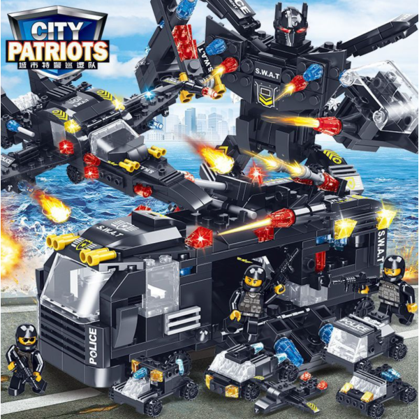 Конструктор City Patriots: 30 варіантів збірки (500 деталей)