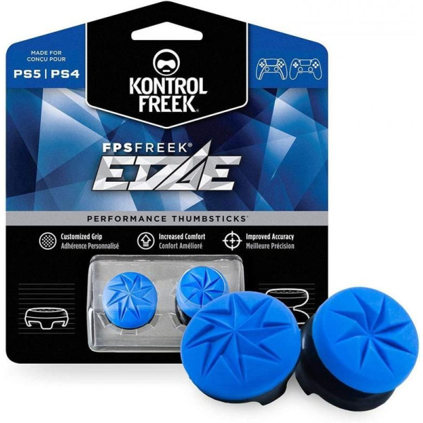 Накладки на стіки KontrolFreek Edge Blue для Sony PS4 DualShock / PS5 DualSense