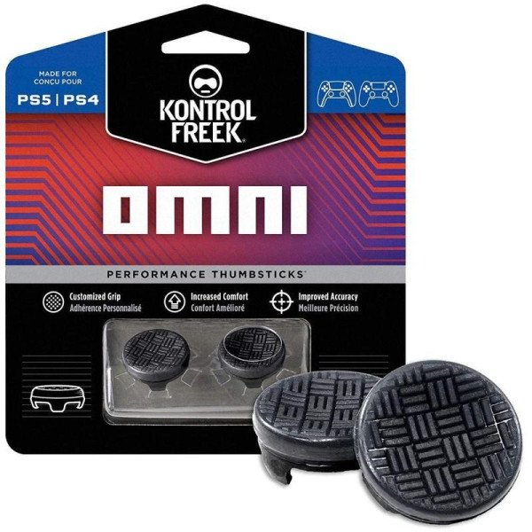 Накладки на стіки KontrolFreek Omni Black для Sony PS4 DualShock / PS5 DualSense