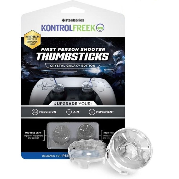 Накладки на стіки KontrolFreek Crystal Galaxy для Sony PS4 DualShock / PS5 DualSense