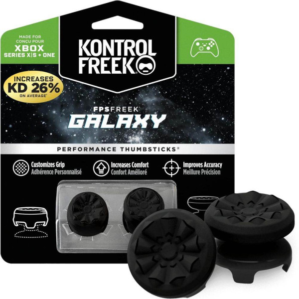Накладки на стіки KontrolFreek Galaxy Black для Xbox One, Series S X